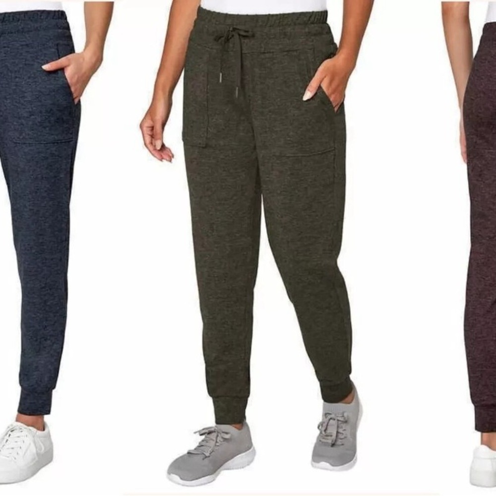 Mondetta Women's Track Pants - Blue, Dark Gray, Dark Purple